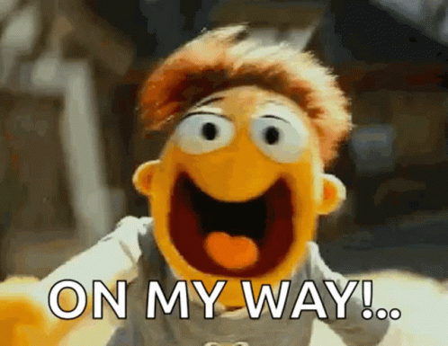 Muppet Mouth Open On My Way