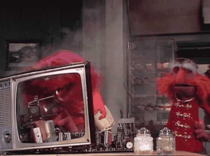 Muppets Animal Doing Experiment GIF