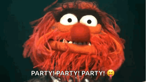 Muppets Animal Party Party GIF