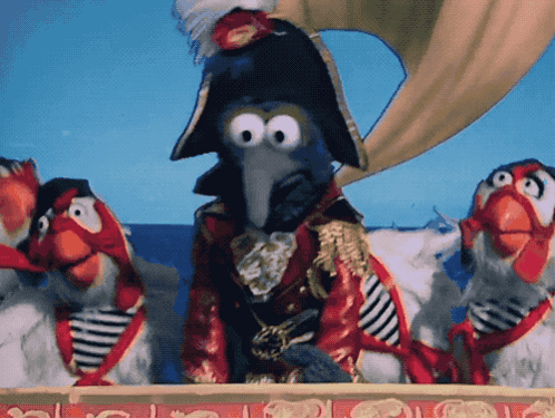 Muppets in Pirate Costumes on Stage