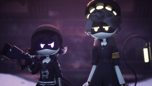 Murder Drones Cute Fist Bump GIF