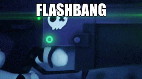 Murder Drones Flashbang Scene GIF