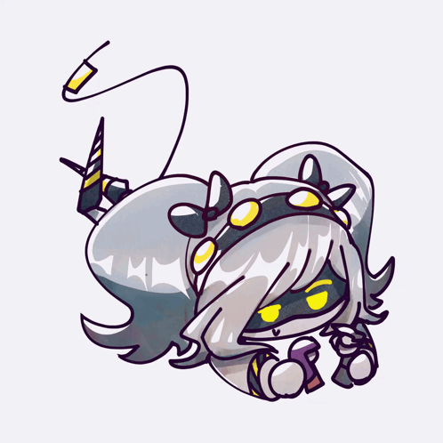 Murder Drones J Serial Designation Playing Dolls GIF