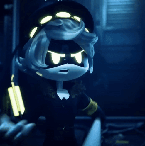 Murder Drones Scared N Hand Gestures GIF