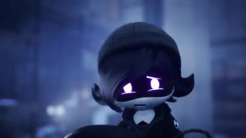 Murder Drones Uzi Slap Edge Levels Restored GIF