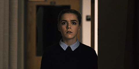 Murder Kiernan Shipka Shocked Reaction GIF