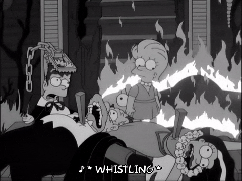 Murder Lisa Simpson Halloween Feature GIF