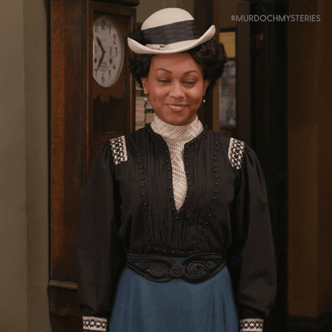 Murdoch Mysteries Shanice Banton Violet Hart So Funny GIF