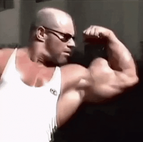 Muscle Man Flex GIF