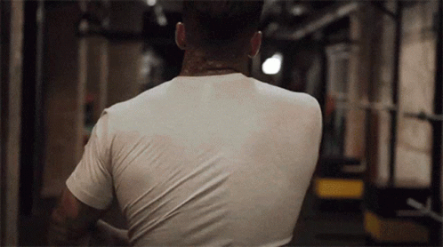 Muscular Back Body Stephen James GIF