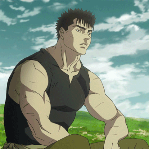 Muscular Man in Black Tank Top Sitting in Field