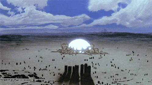 Anti Matter Cloud Mushroom Explosion GIF