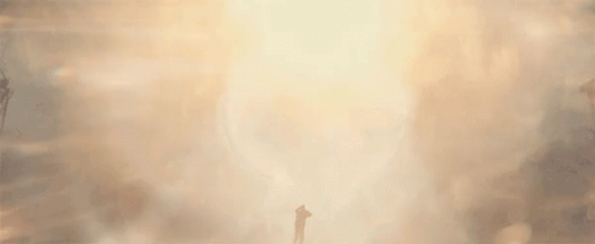 Mushroom Cloud Mothra GIF