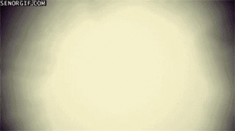 Mushroom Cloud On Statue GIF