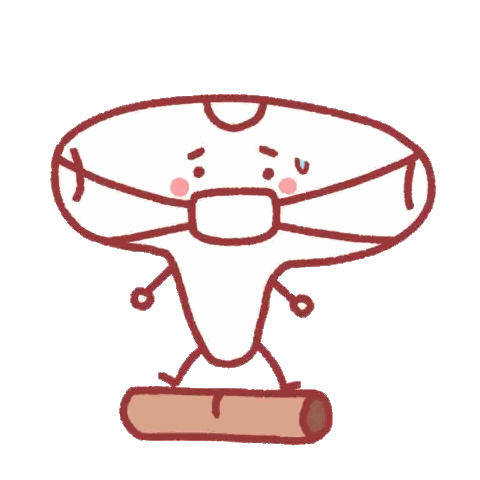 Mushroom Wearing Face Mask