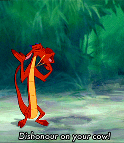 Mushu The Dragon Dishonor On Your Cow GIF