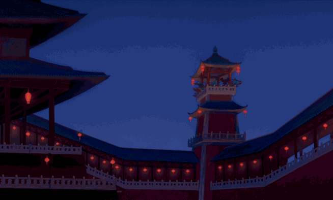 Mushu The Dragon Falling GIF