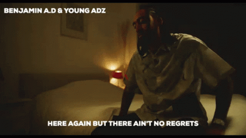 Music Artist Benjamin A.d Features Young Adz No Regrets Music Video GIF