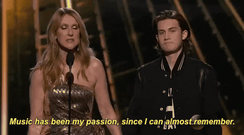 Music Has Been My Passion Celine Dion GIF