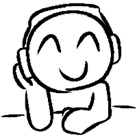 Music Listening To Music Sticker GIF