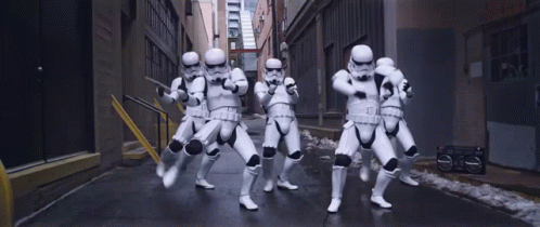 Music Video Dance Stormtrooper GIF