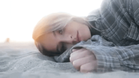 Musical Artist Rosie Darling Overthinking In Bed GIF