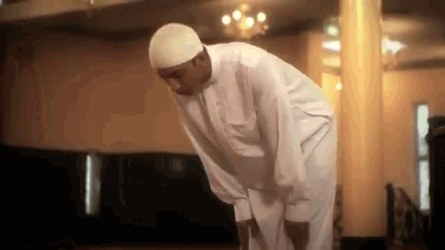 Muslim Man Bowing GIF
