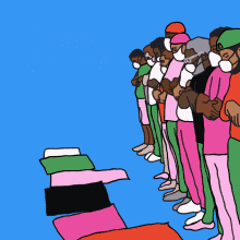 Muslim People Stand Together GIF