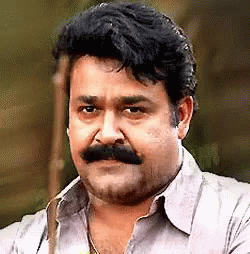 Indian Actor Mohanlal Moving Mustache GIF