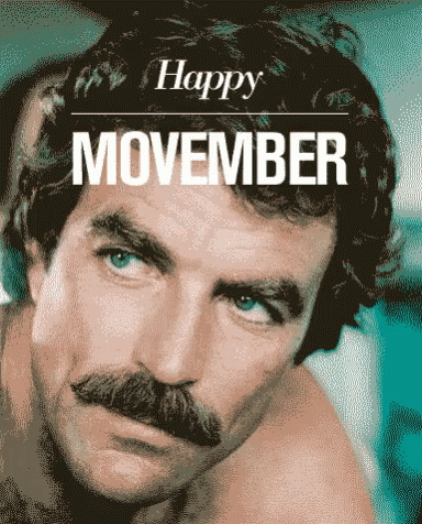 Happy November Mustached Actor Tom Selleck GIF