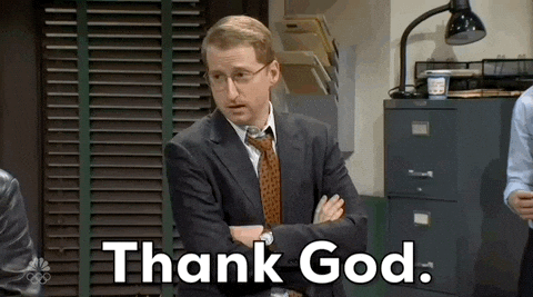 Mustache Man In Suit Thank You God GIF