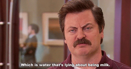 Mustached Ron Swanson Parks And Recreation GIF