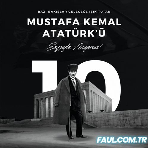 Mustafa Kemal Atatürk with Cane