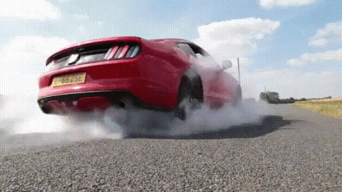 Mustang Ford Burnout Supercars GIF