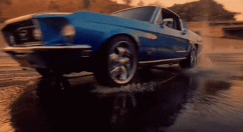 Mustang Ford Kristen Stewart Drift GIF