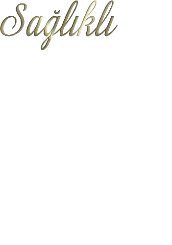 Mutlu Sabahlar Gold Letter Card