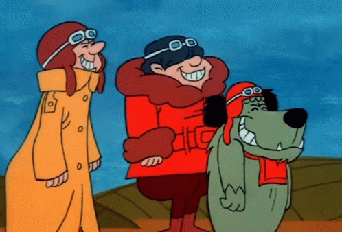 Muttley And Klunk Gang Snickering GIF