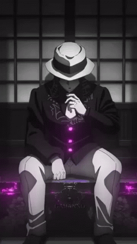 Muzan Kibutsuji Demon Slayer Purple Eyes GIF