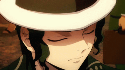 Muzan Kibutsuji Demon Slayer Talking Side Eye GIF