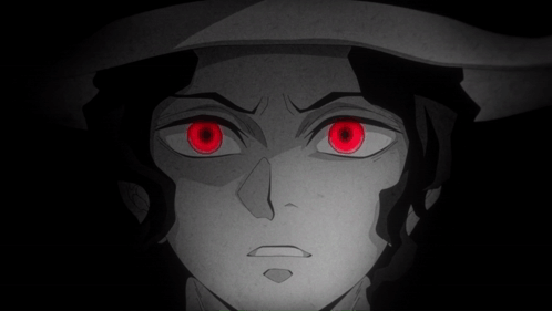 Muzan Kibutsuji Demon Slayer Shocked Face GIF