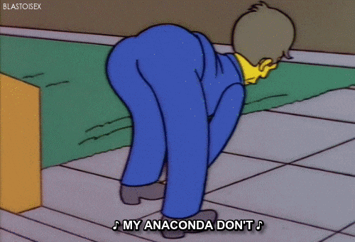My Anaconda Don't Dancing GIF