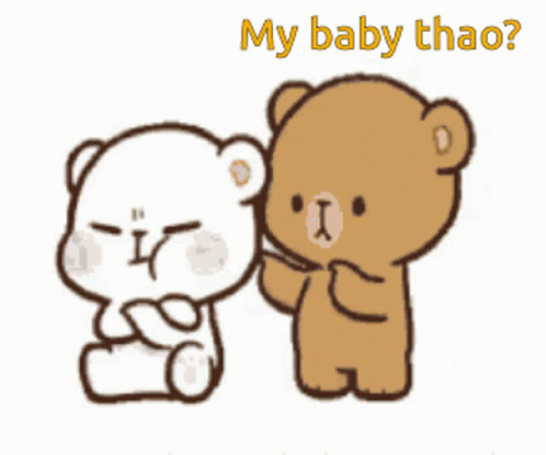 My Baby Thao Poke The Bear GIF