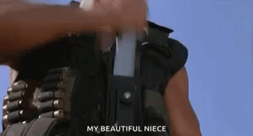 My Beautiful Niece Commando Loading Gun GIF