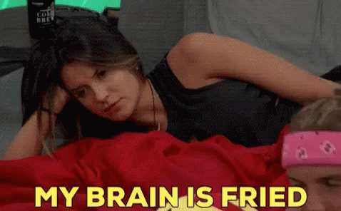 My Brain Is Fried Big Brain Meme GIF