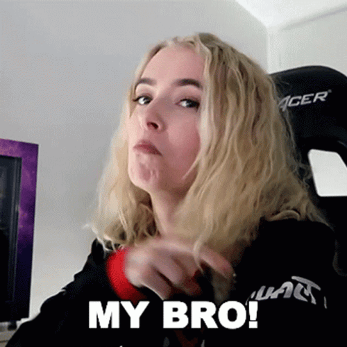 My Bro Michaela Lintrup Peace Sign GIF