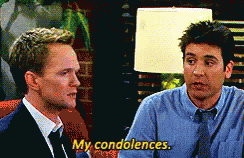 My Condolences Ted Mosby GIF