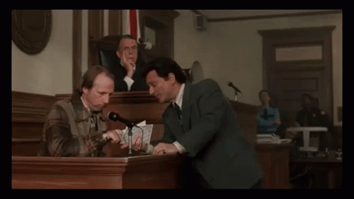 My Cousin Vinny Reading The Notes With Judge GIF