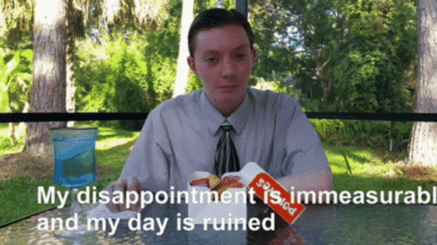 My Disappointment Is Immeasurable GIF