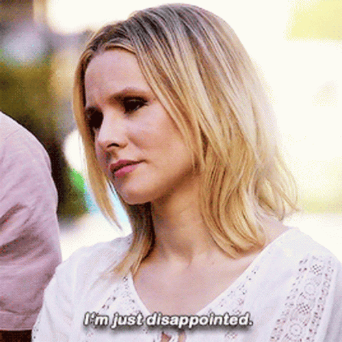 My Disappointment Is Immeasurable Blonde Girl GIF
