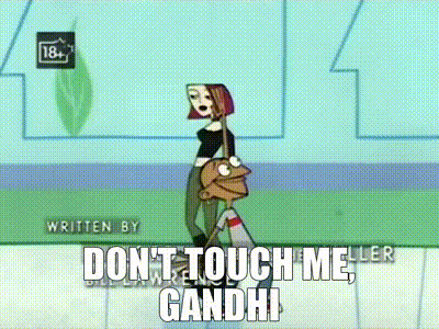 My Eyes Are Up Here Dont Touch Me GIF